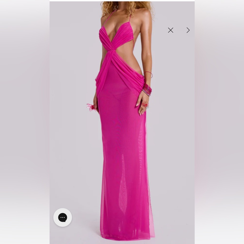 Jaded London- Hesperia Draped Maxi Dress